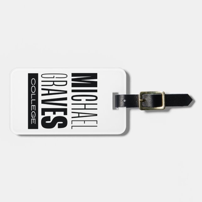 Kean MGC Michael Graves Luggage Tag (Front Horizontal)