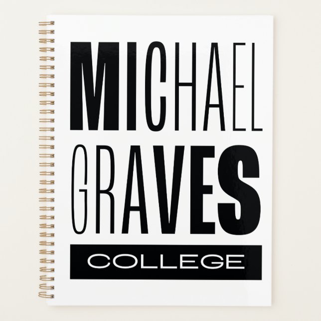 Kean MGC Michael Graves Planner (Front)