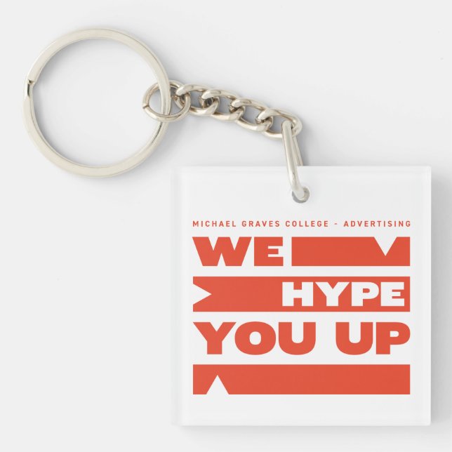 Kean MGC We Hype You Up Keychain (Front)