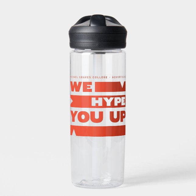 Kean MGC We Hype You Up Water Bottle (Front)
