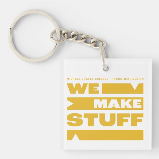 Kean MGC We Make Stuff Keychain (Front)