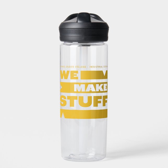 Kean MGC We Make Stuff Water Bottle (Front)
