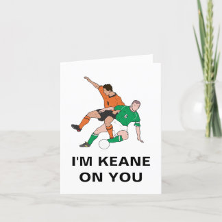 KEANE on you! Birthday, Anniversary, Valentine Thank You Card