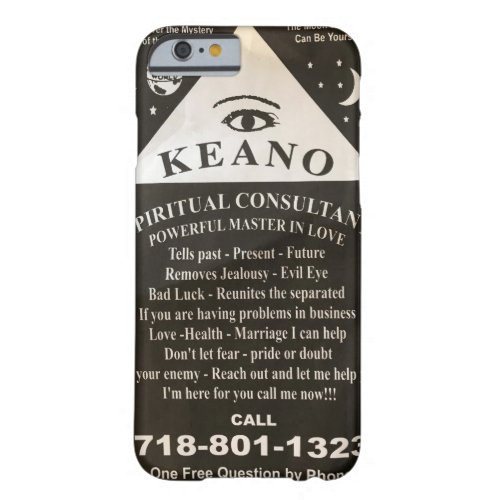 KEANO SPIRITUAL CONSULTANT PHONE CASE