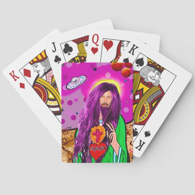 Keanu Jesus Playing Cards (Back)