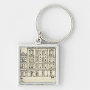 Kearny, Pine and California West Side Keychain