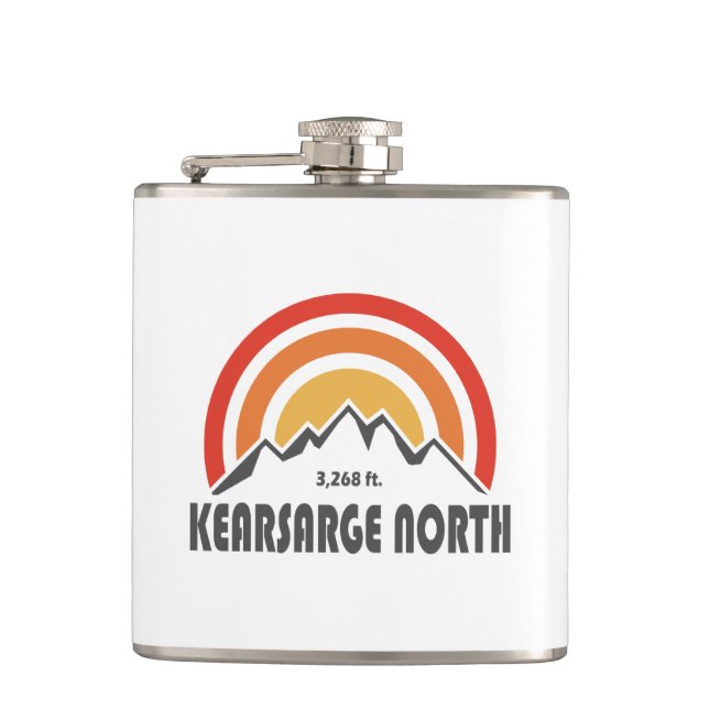 Kearsarge North New Hampshire Flask (Front)