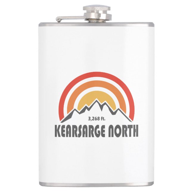 Kearsarge North New Hampshire Flask (Front)
