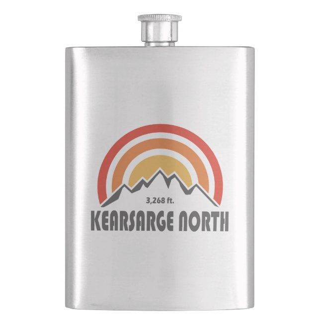 Kearsarge North New Hampshire Flask (Front)