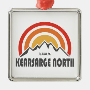 Kearsarge North New Hampshire Metal Ornament
