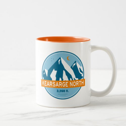 Kearsarge North New Hampshire Stars Moon Two_Tone Coffee Mug