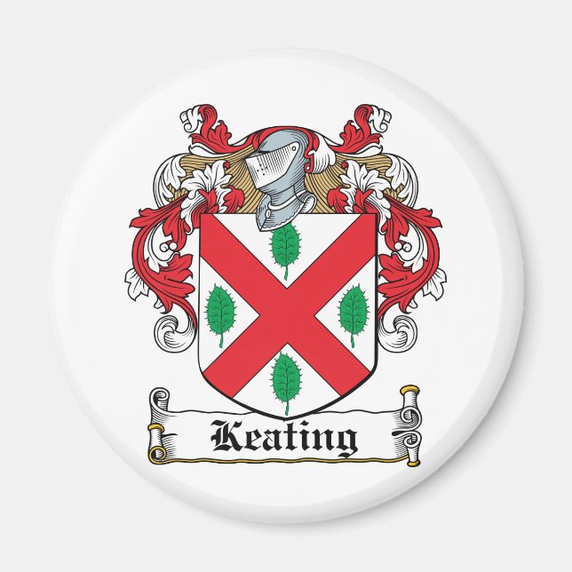 Keating Family Crest Magnet (Front)