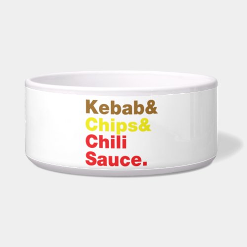 Kebab  Chips  Chili Sauce Bowl