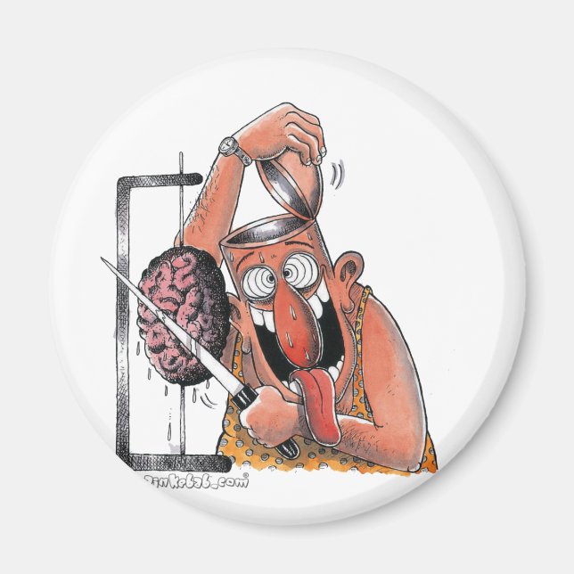 Kebab Head Magnet (Front)