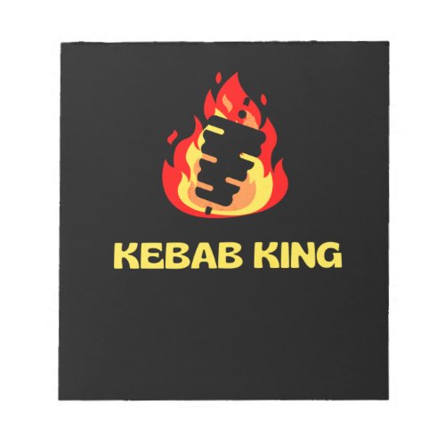 Kebab King Shashlik Kebab Turkish Grill Notepad