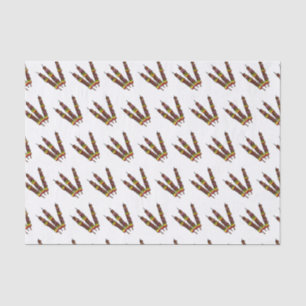 Kebab or kabob cartoon illustration tissue paper