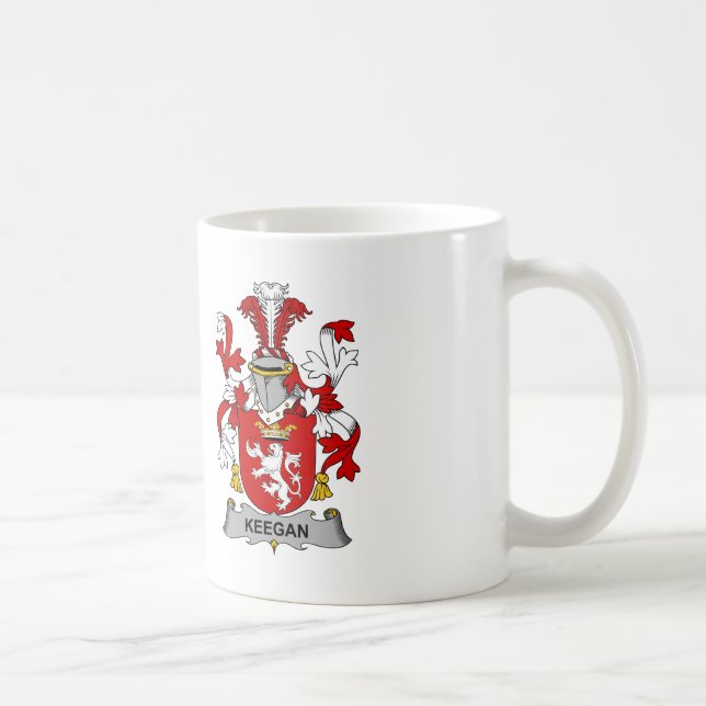 Keegan Family Crest Coffee Mug (Right)