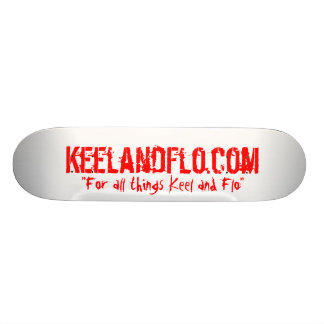 Keel and Flo skateboard Deck