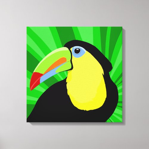 Keel Toucan Art Canvas Print