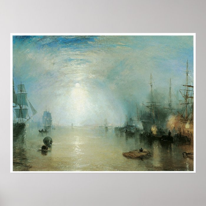 Keelmen Heaving coals by moonlight Posters