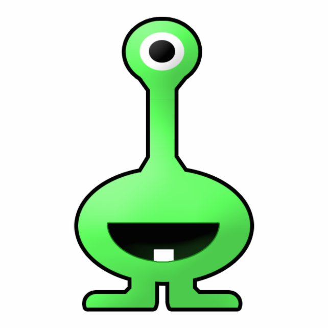 Keen Alien Cutout (Front)
