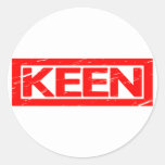Keen Stamp Classic Round Sticker