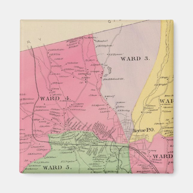 Keene, Cheshire Co Magnet (Front)