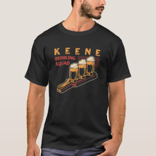 Keene Drinking Squad New Hampshire Beer  Nh Booze T-Shirt