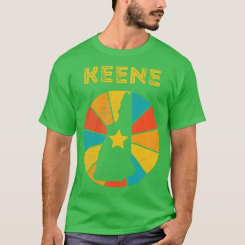 Keene New Hampshire Vintage Distressed Souvenir 1 T_Shirt