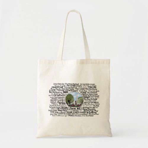 Keene NH _ Now  Then Tote Bag