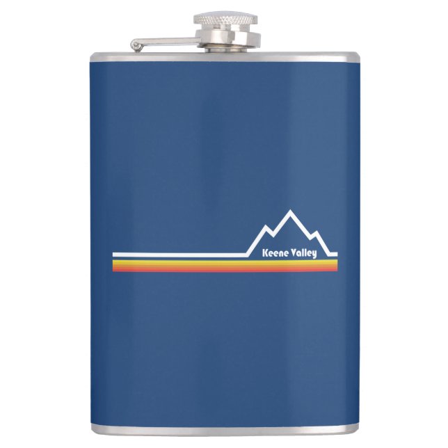 Keene Valley, New York Flask (Front)