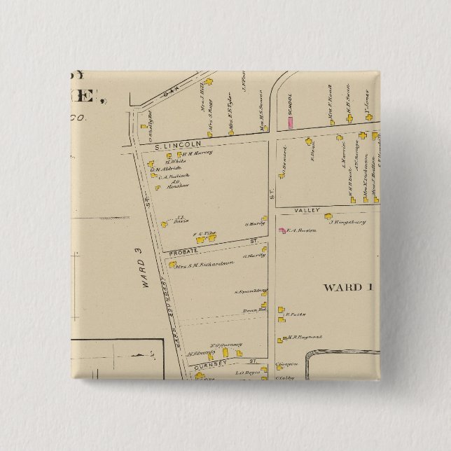 Keene, Ward 12 Button (Front)