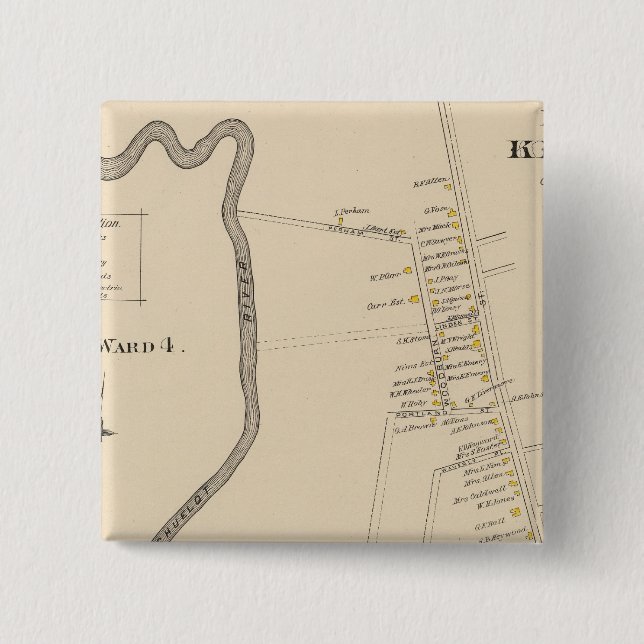 Keene, Ward 4 Pinback Button (Front)