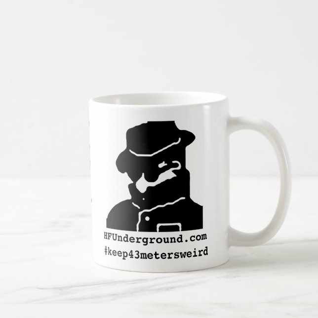 Keep 43 Meters Weird HFUnderground Mug (Right)