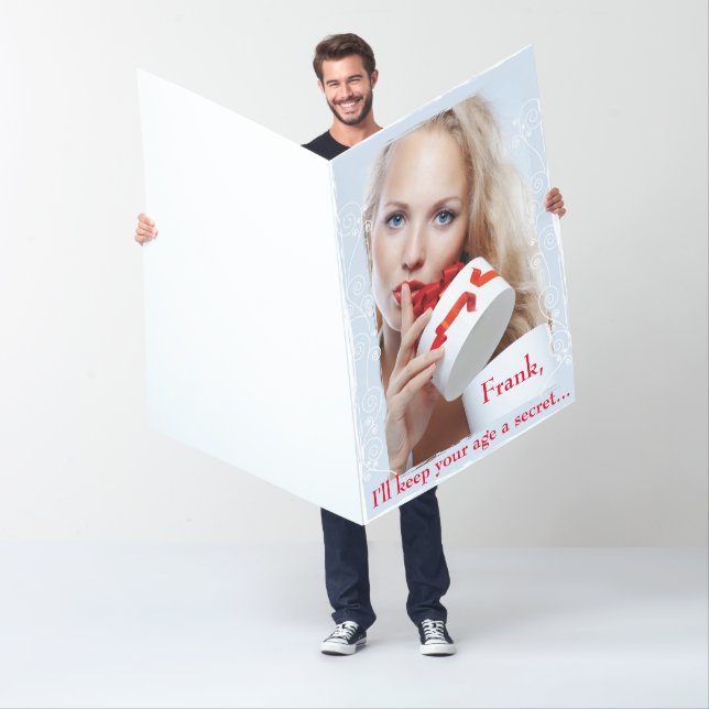 Keep a Secret Giant Birthday Card - Men (In Situ)