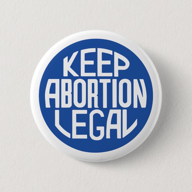 Keep Abortion Legal Pro-Choice Sticker Button (Front)