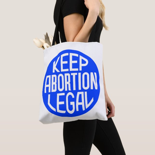 Keep Abortion Legal Tote Bag (Close Up)