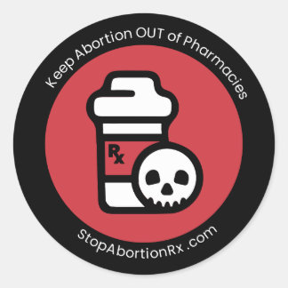 "Keep Abortion Out" 2" Sticker StopAbortionRx