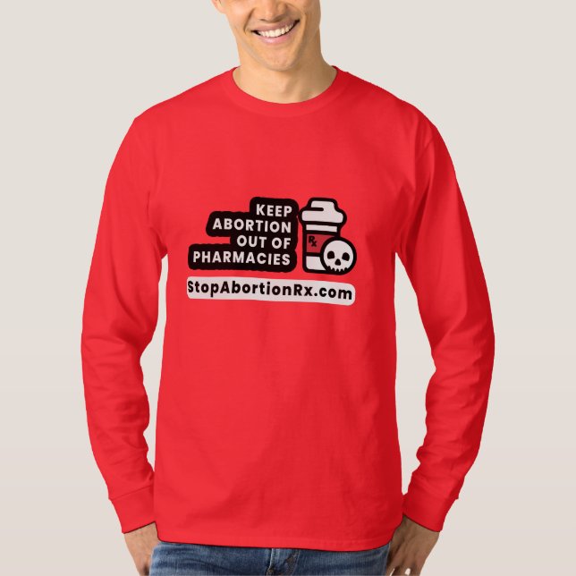 "Keep Abortion Out" Long-Sleeve Tee StopAbortionRx (Front)