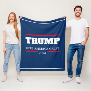 Keep America Great 2024  Vote Fleece Blanket