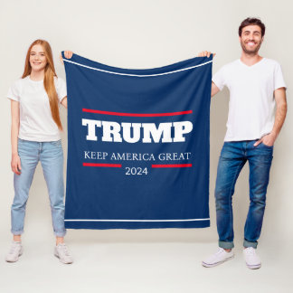 Keep America Great 2024  Vote Fleece Blanket