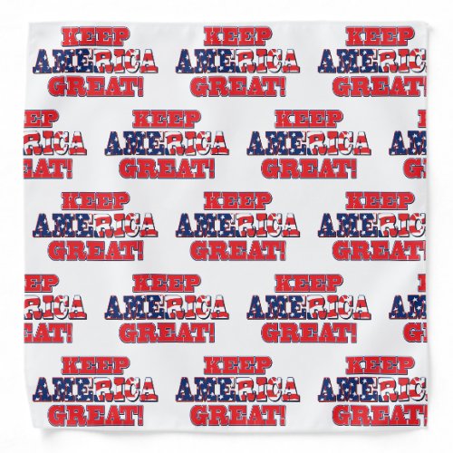 Keep America Great Bandana Keep America Great Bandana