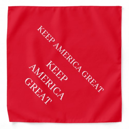 Keep America Great Bandana