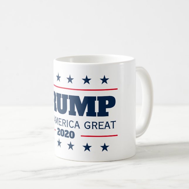 Keep America Great Donald Trump 2020 election Coffee Mug (Front Right)