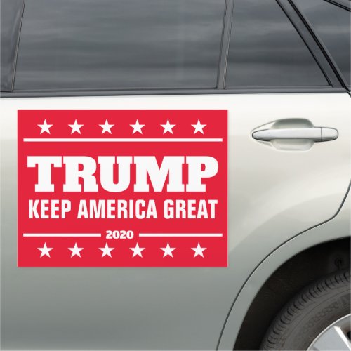Keep America Great Donald Trump 2024 election red Car Magnet