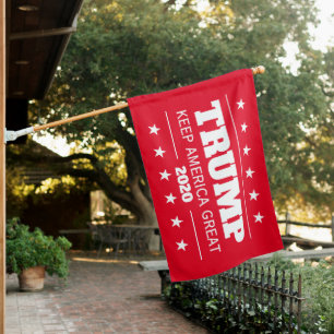 Keep America Great Donald Trump republican red House Flag