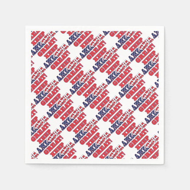 Keep-America-Great Paper Napkins (Front)