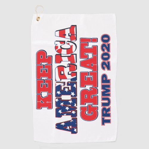 Keep America Great Trump 2020 Golf Towel Keep America Great Trump 2020 Golf Towel