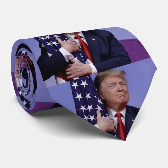 Keep America Great Trump 2020 Neck Tie (Rolled)