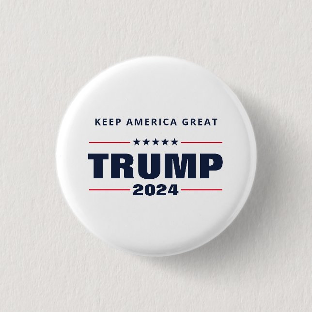 Keep America Great Trump 2024 Button (Front)